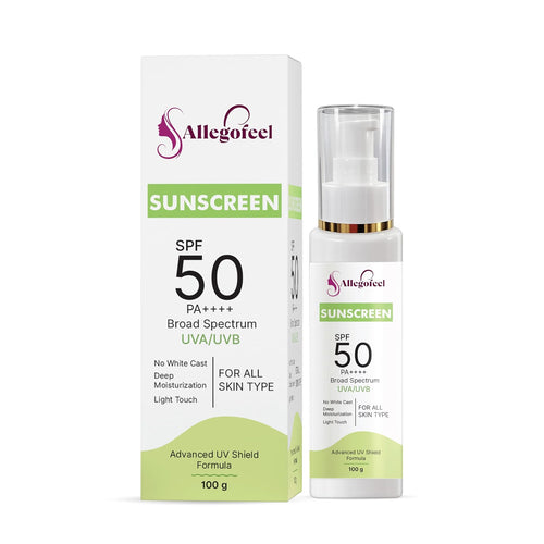 SPF 50 PA++++ Broad Spectrum Sunscreen for Face & Body – Lightweight, Non-Greasy, No White Cast UV Protection 50gm